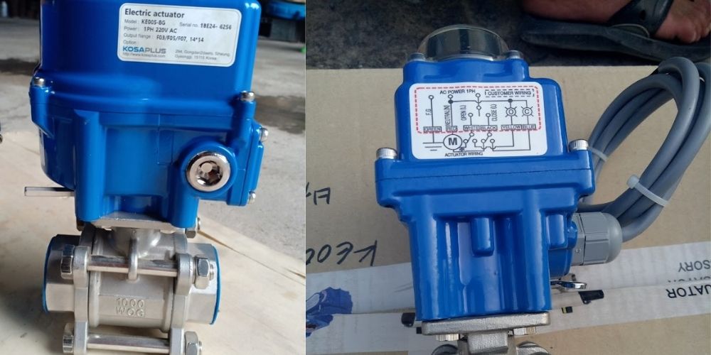 Van bi điện Kosaplu van bi điện Kosaplus