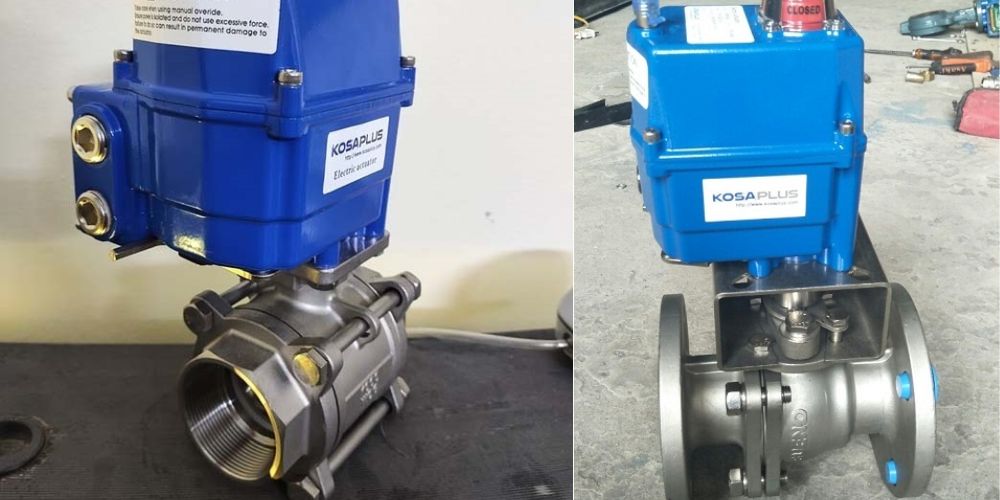 Van bi điện Kosaplu van bi điện Kosaplus