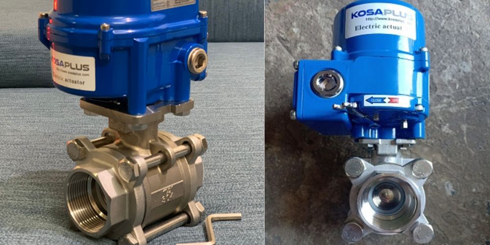 Van bi điện Kosaplu van bi điện Kosaplus