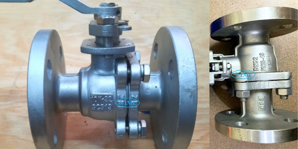 van bi dn32 nối bích