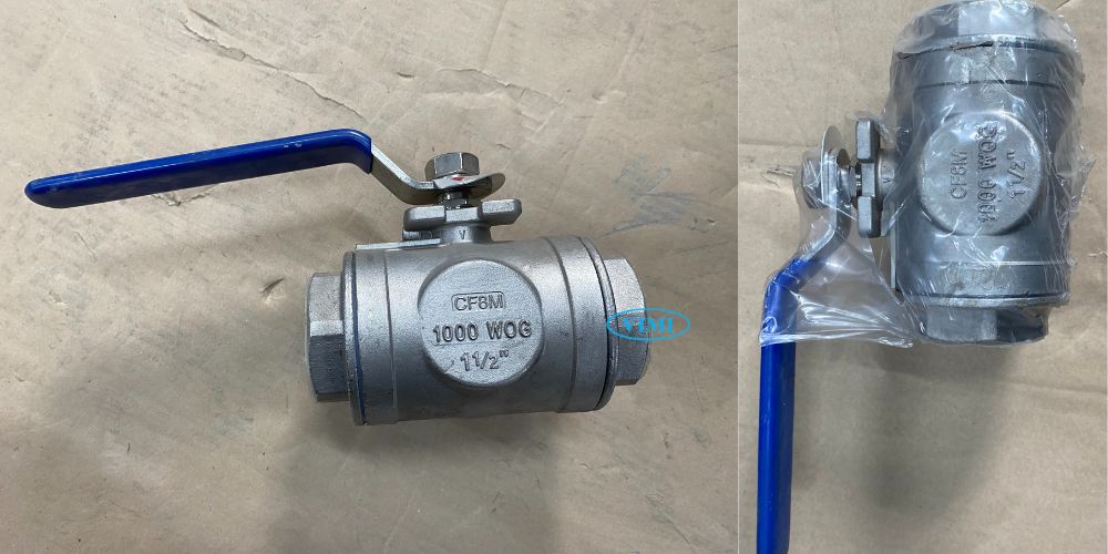 van bi dn40 tay gạt