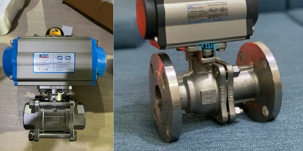 van bi dn40 điều khiển khí nén