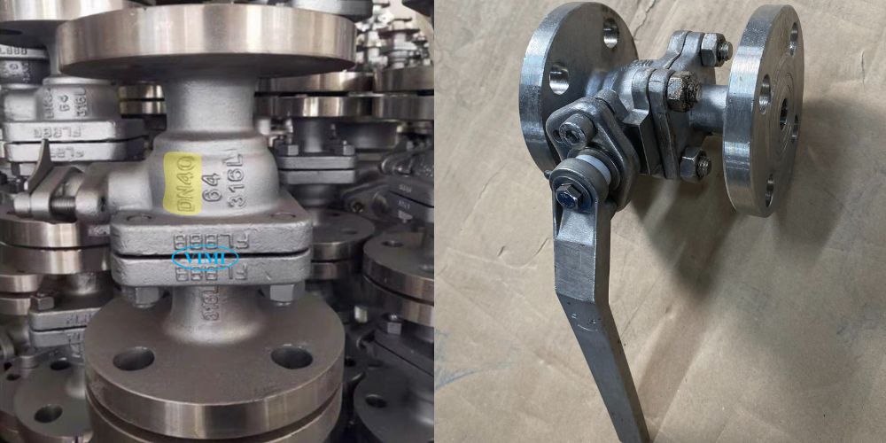 van bi dn40 nối bích