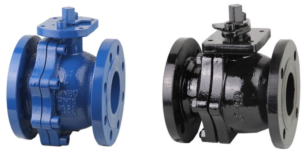 thân van bi gang điều khiển điện