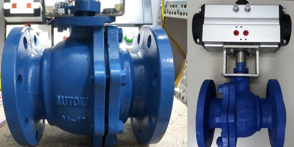 vật liệu van bi gang khí nén