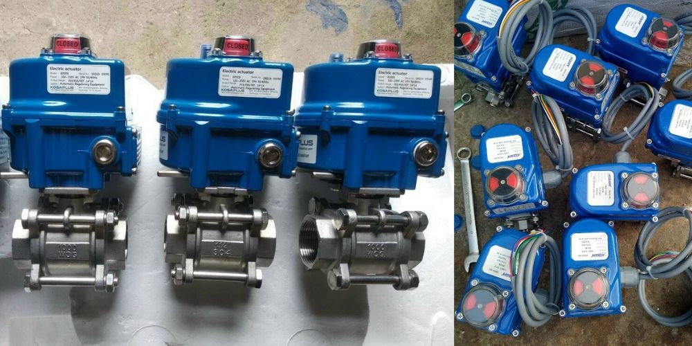 van bi inox điều khiển điện