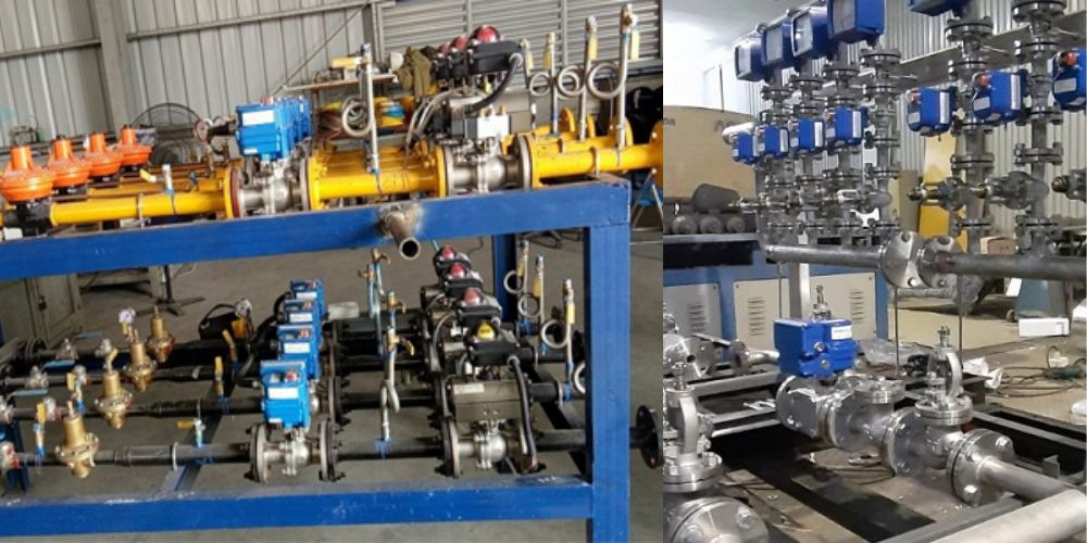 van bi inox điều khiển điện