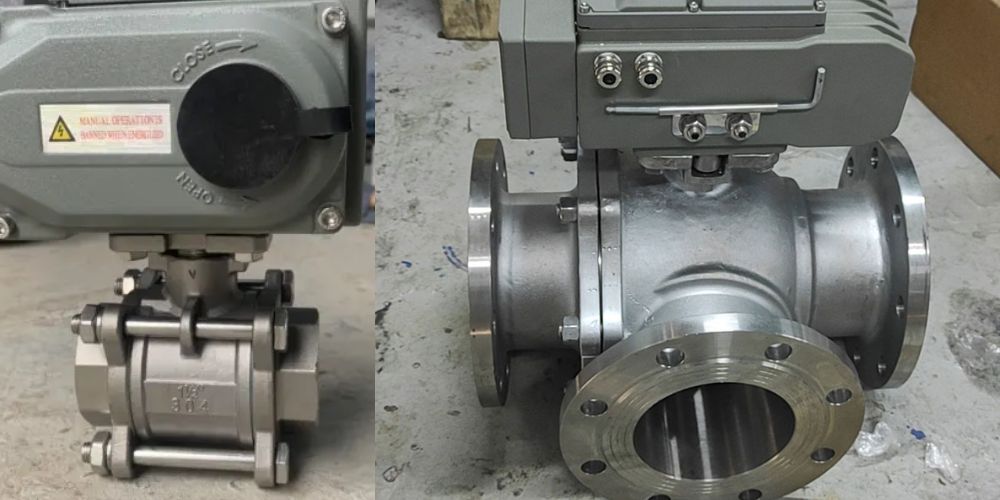 van bi inox điều khiển điện