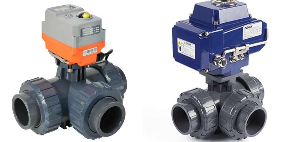 van bi nhựa 3 ngã