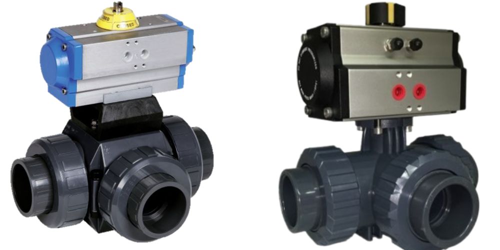 van bi nhựa 3 ngã