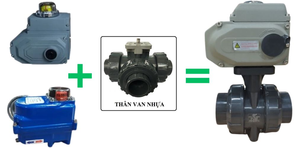 Van bi nhựa điều khiển điện