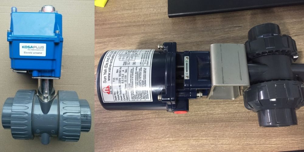 Van bi nhựa điều khiển điện