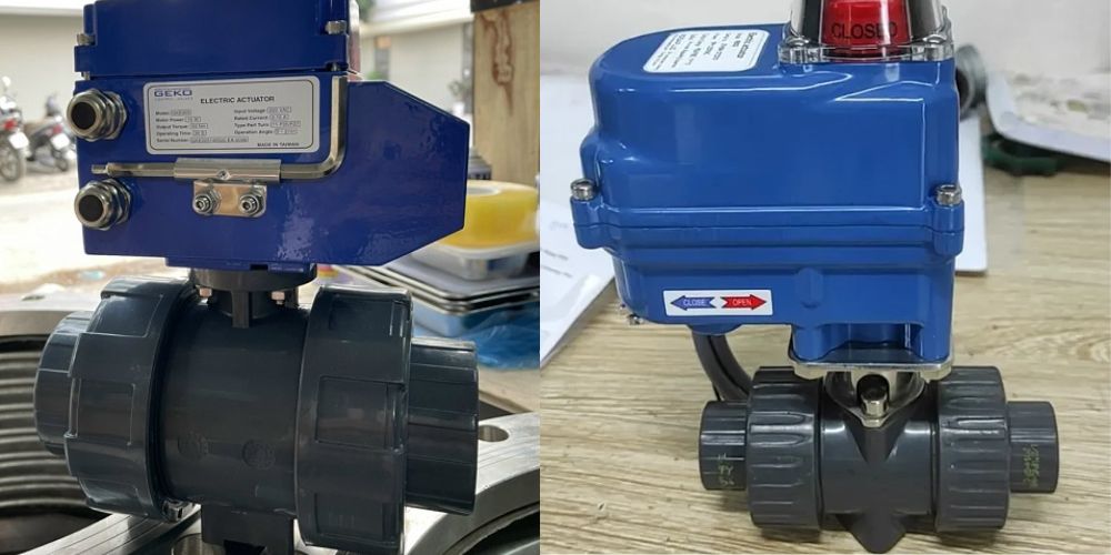 Van bi nhựa điều khiển điện