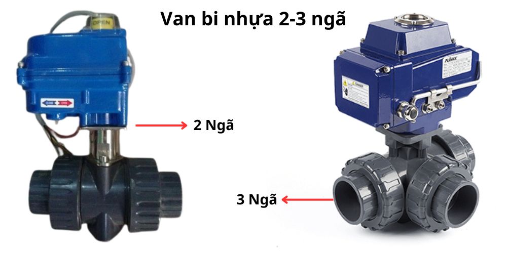 Van bi nhựa điều khiển điện