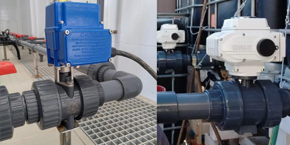 Van bi nhựa điều khiển điện