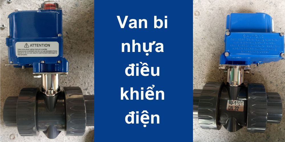 Van bi nhựa điều khiển điện