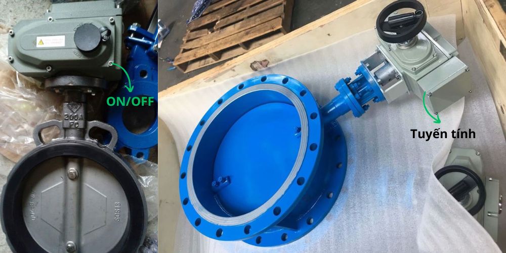 Van bướm điện 380V 3 Pha