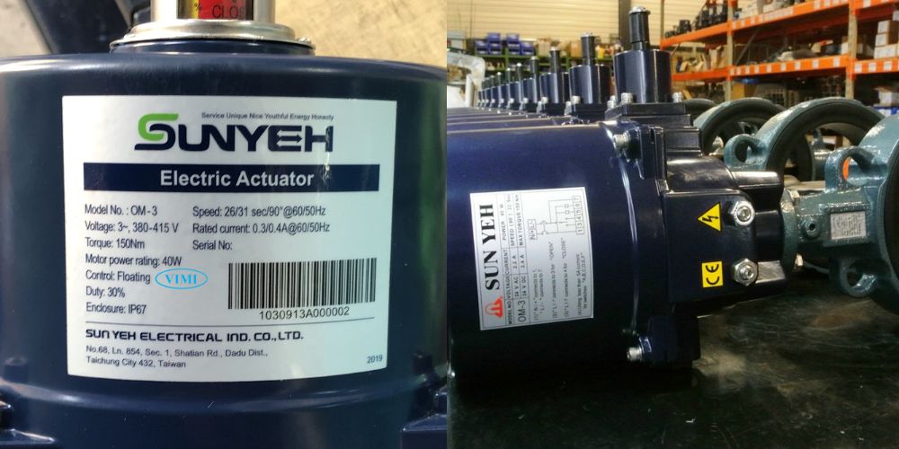 van bướm điện SunYeh