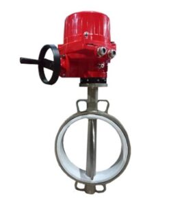 Van bướm điều khiển điện tay quay