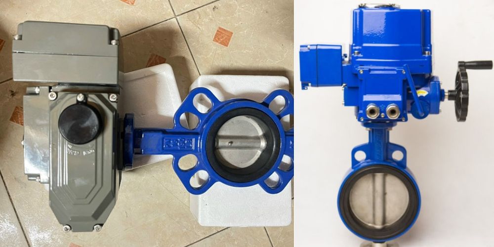 van bướm điều khiển điện tuyến tính