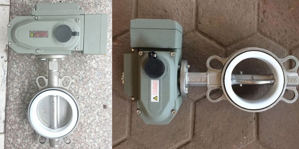 van bướm điều khiển điện tuyến tính