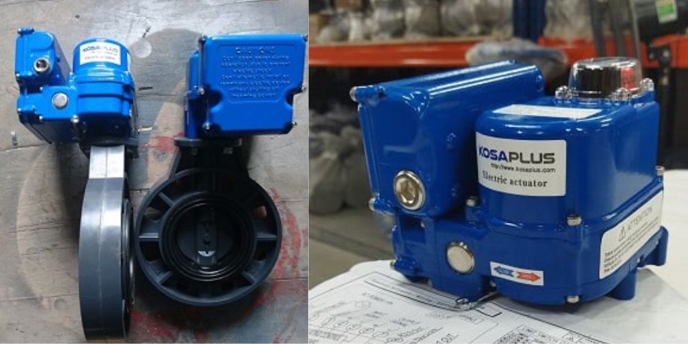 van bướm điều khiển điện tuyến tính