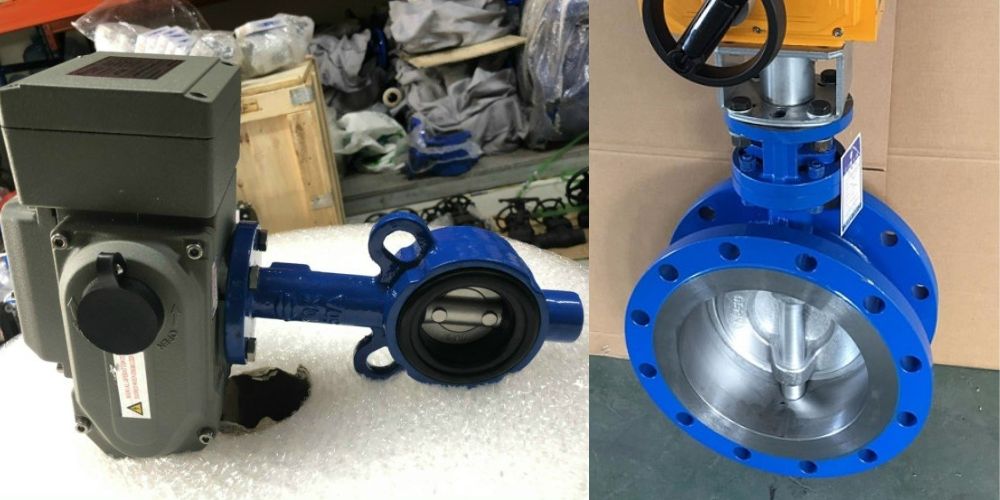 van bướm điều khiển điện tuyến tính