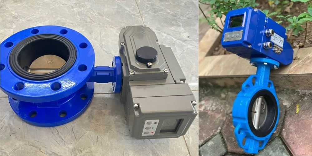 van bướm điều khiển điện tuyến tính