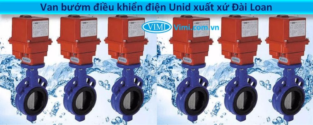 Van bướm điều khiển điện Unid