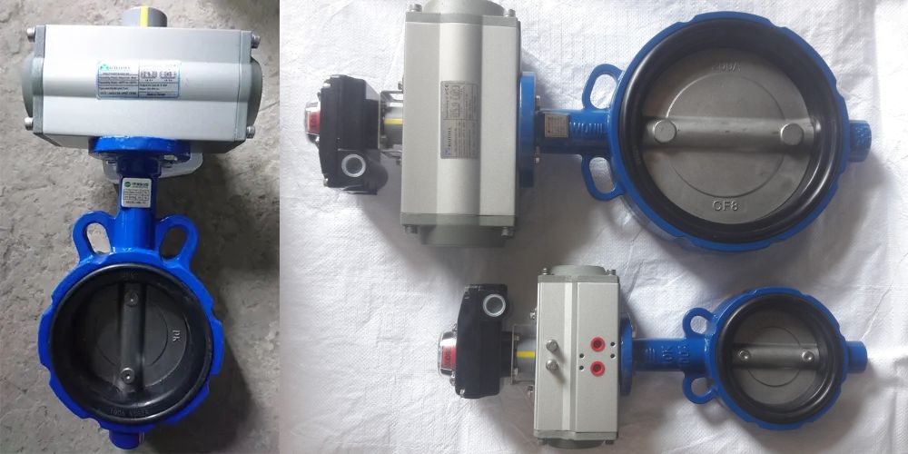 van bướm điều khiển khí nén theo yêu cầu của khách hàng