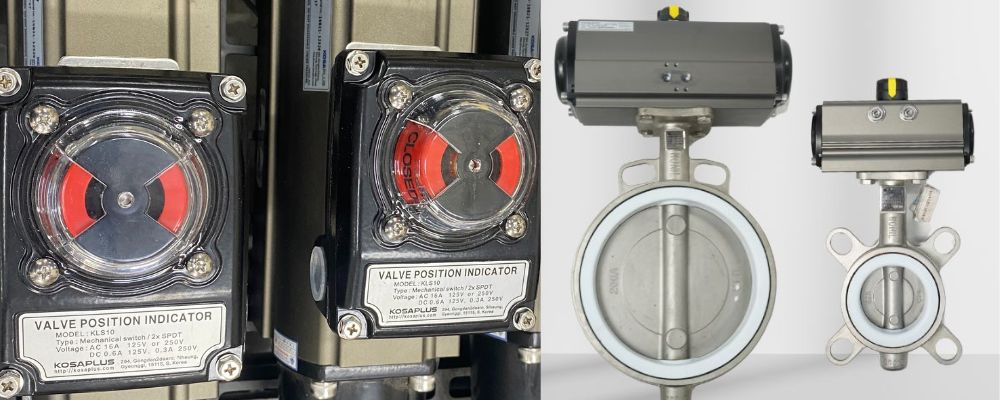 van bướm điều khiển khí nén Kosaplus