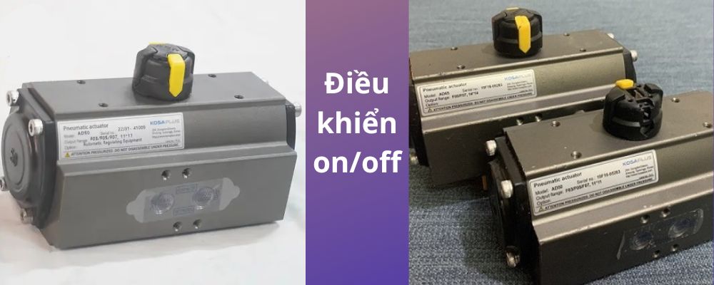 van bướm điều khiển khí nén Kosaplus