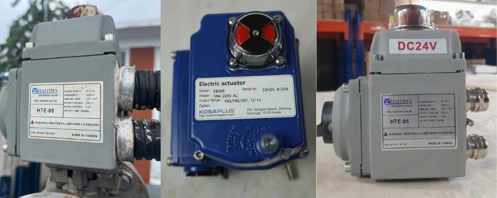 van bướm inox điều khiển điện