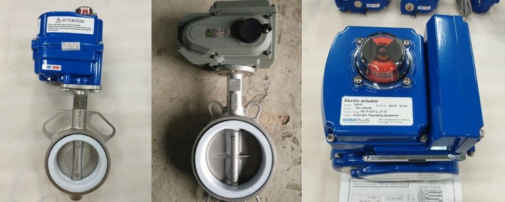 van bướm inox điều khiển điện