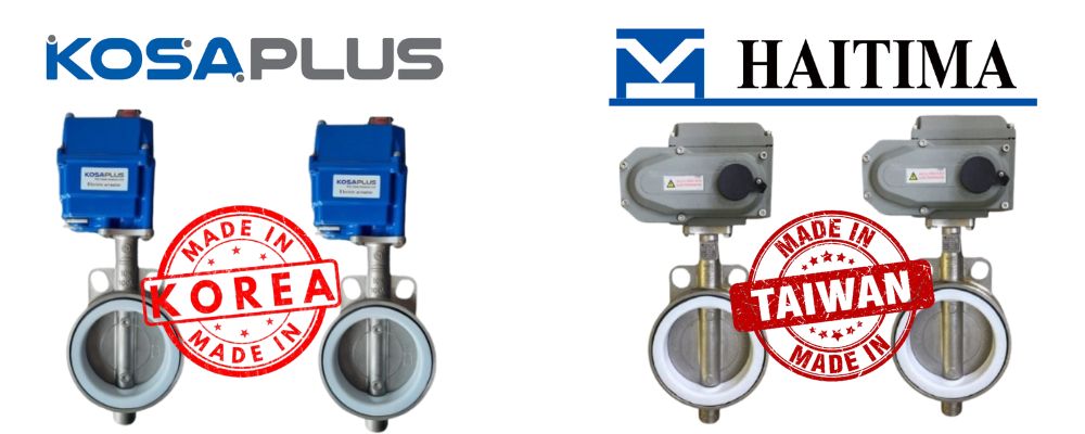 van bướm inox điều khiển điện