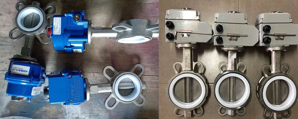 van bướm inox điều khiển điện