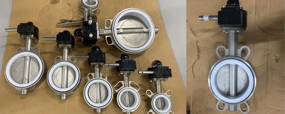 van bướm inox kẹp wafer