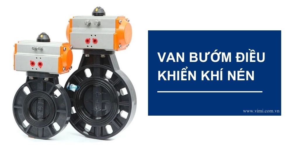 van bướm nhựa điều khiển khí nén