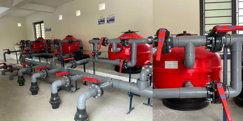 van bướm nhựa tay gạt