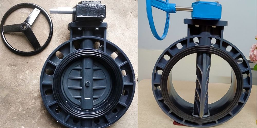 Van bướm nhựa tay quay là gì