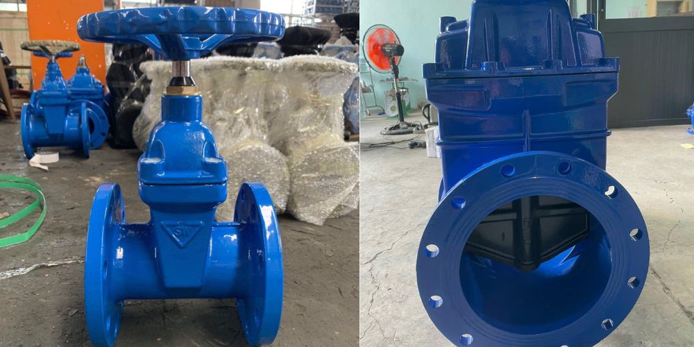 van cổng mặt bích