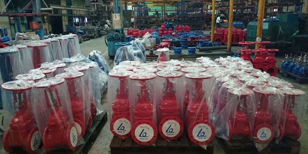 Van cổng DN100 van cổng dn100 shinyi