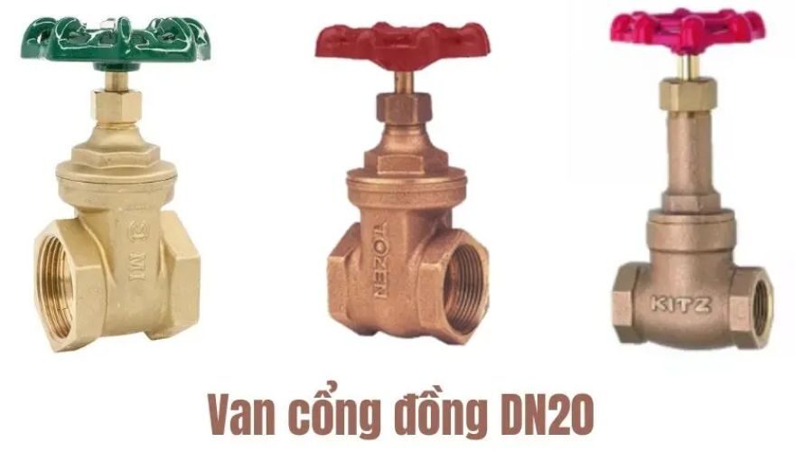 Van cổng DN20 van cổng dn20 đồng