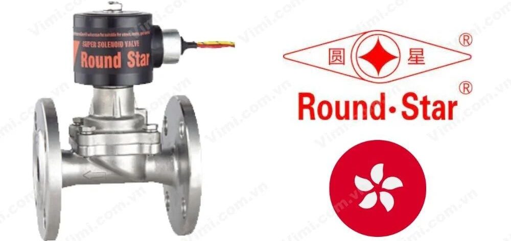 van điện từ hơi nóng roundstar