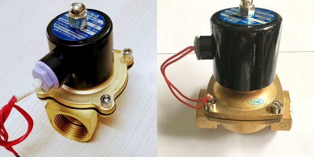 van điện từ nước thân đồng