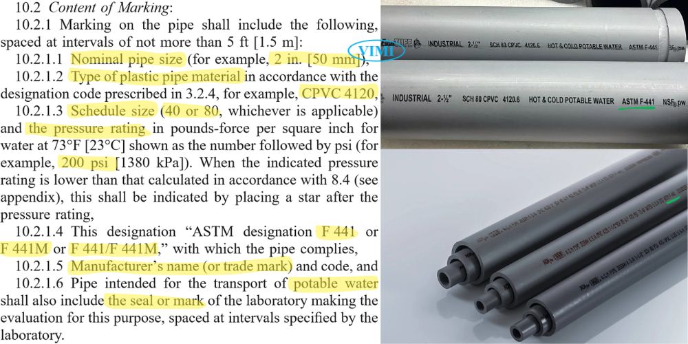 ASTM F441 | Tiêu chuẩn Mỹ về ống và phụ kiện cPVC astm f441 cpvc