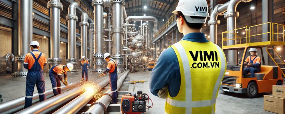 kỹ sư đường ống tích lúy kinh nghiệm qua dự án thực tế