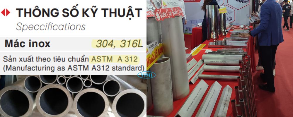 mác inox của ống đúc gia anh