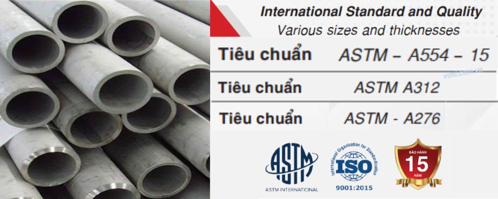tiêu chuẩn thiết kế ống inox gia anh
