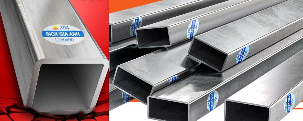 thông số ống hộp inox gia anh công nghiệp